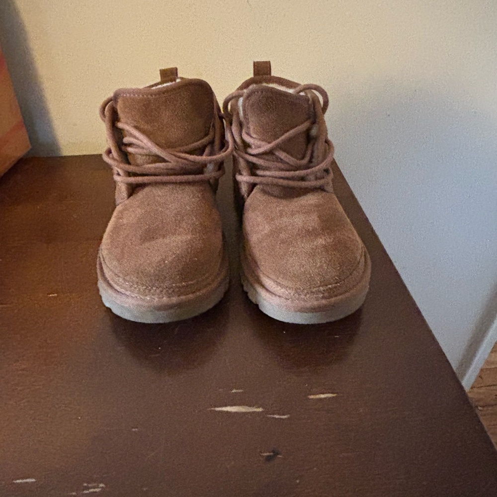 UGG Tan Suede Ankle Boots